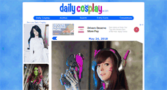 Desktop Screenshot of dailycosplay.com